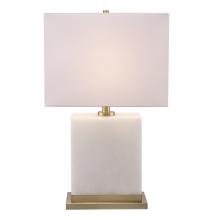 Trans Globe RTL-9147 AG - 1LT TABLE LAMP-ALABASTER BASE-